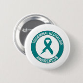 Trigeminale Neuralgia Bolt Ribbon Ronde Button 5,7 Cm (Voorkant /achterkant)
