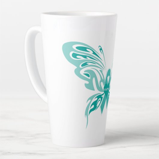 Trigeminale Neuralgia Butterfly #4 Latte Mok (Linkerhoek)