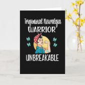 Trigeminale Neuralgie Aankomst Blauwgroen Ribbon A Kaart (Gele Bloem)