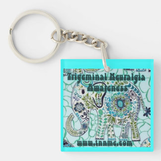 Trigeminale Neuralgie Bewustheid Elefant Sleutelha Sleutelhanger