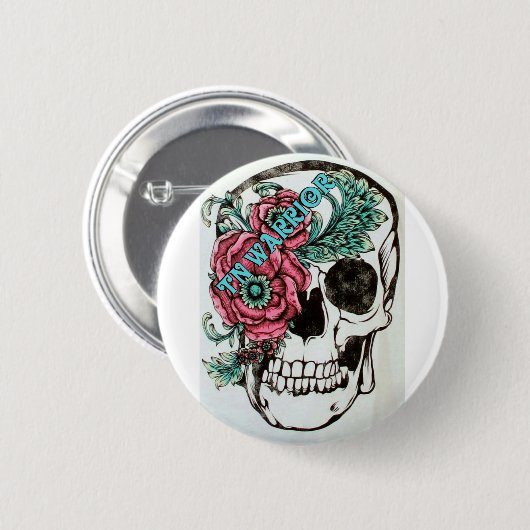 Trigeminale Neuralgie Bewustheid Ronde Button 5,7 Cm (Voorkant /achterkant)