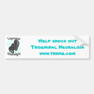Trigeminale Neuralgie-bumpersticker Bumpersticker