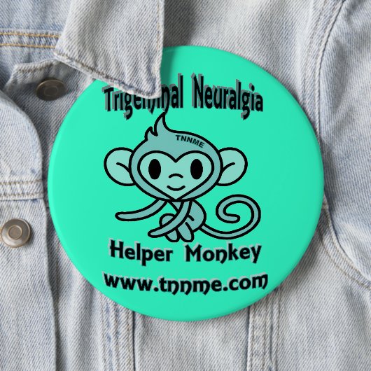 Trigeminale Neuralgie Helper apenpijn. Ronde Button 6,0 Cm (In situ)