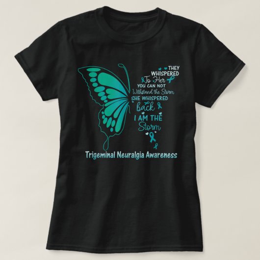 Trigeminale Neuralgie Ik ben Storm T-shirt (Design voorkant)