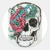 Trigeminale Neuralgie Ronde Sticker (Voorkant)