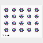TRIGENDER MEDAILLON RONDE STICKER (Vel)