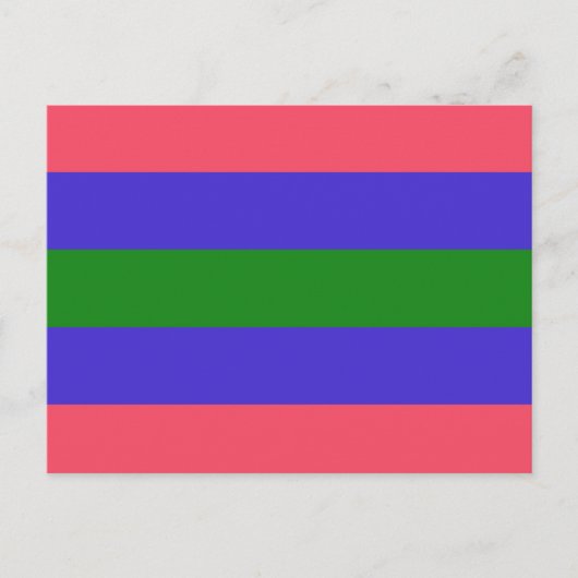 Trigender Pride Vlag Briefkaart (Voorkant)