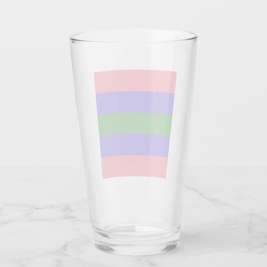 Trigender Pride Vlag Glas (Achterkant)