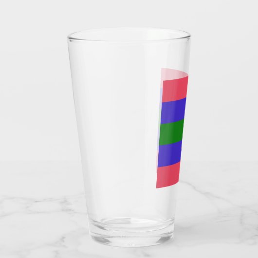 Trigender Pride Vlag Glas (Rechts)