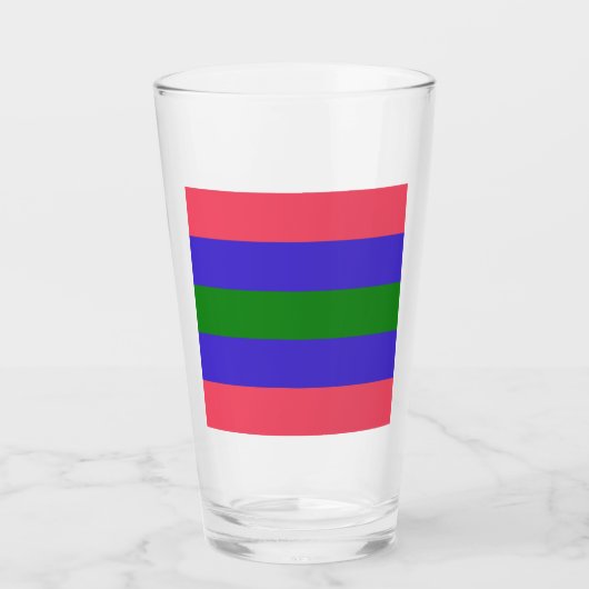 Trigender Pride Vlag Glas (Voorkant)