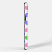 Trigender Pride Vlag Kleuren Polkadots Case-Mate iPhone Case (Achterkant / Rechts)
