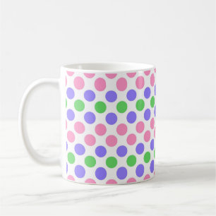 Trigender Pride Vlag Kleuren Polkadots Koffiemok
