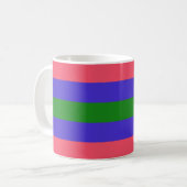 Trigender Pride Vlag Koffiemok (Voorkant links)