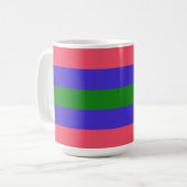 Trigender Pride Vlag Koffiemok (Voorkant links)