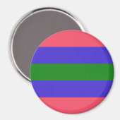 Trigender Pride Vlag Magneet (Voorkant / Achterkant)