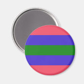 Trigender Pride Vlag Magneet (Voorkant / Achterkant)