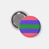 Trigender Pride Vlag Magneet (Voorkant / Achterkant)
