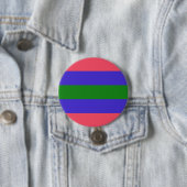 Trigender Pride Vlag Ronde Button 7,6 Cm (In situ)