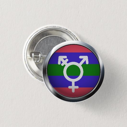 trigender ronde button 3,2 cm (Voorkant /achterkant)
