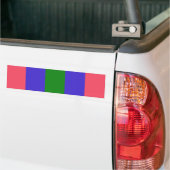 Trigender trots bumpersticker (Op Truck)