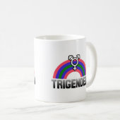 Trigender trots koffiemok (Voorkant rechts)