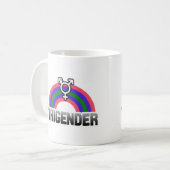 Trigender trots koffiemok (Voorkant links)
