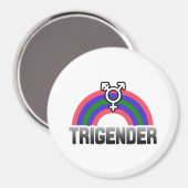 Trigender trots magneet (Voorkant / Achterkant)