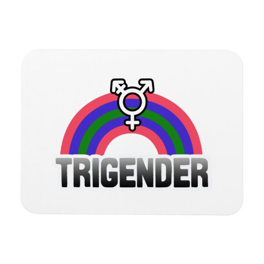 Trigender trots magneet (Horizontaal)