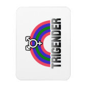Trigender trots magneet (Verticaal)