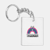 Trigender trots sleutelhanger (Voorkant Links)