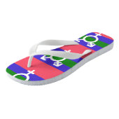 Trigender trots teenslippers (Schuin)