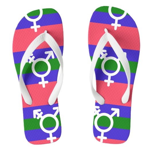 Trigender trots teenslippers (Voetbed)