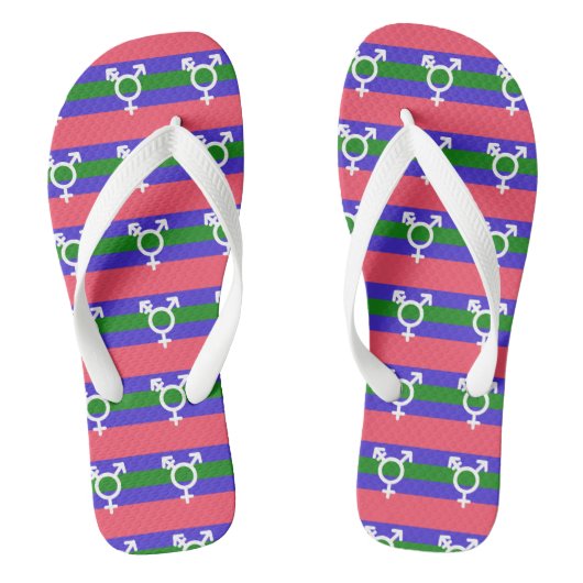 Trigender trots teenslippers (Voetbed)