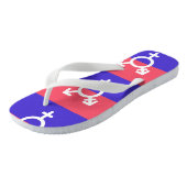 Trigender trots teenslippers (Schuin)