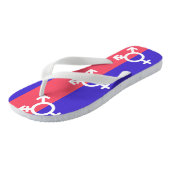 Trigender trots teenslippers (Schuin)