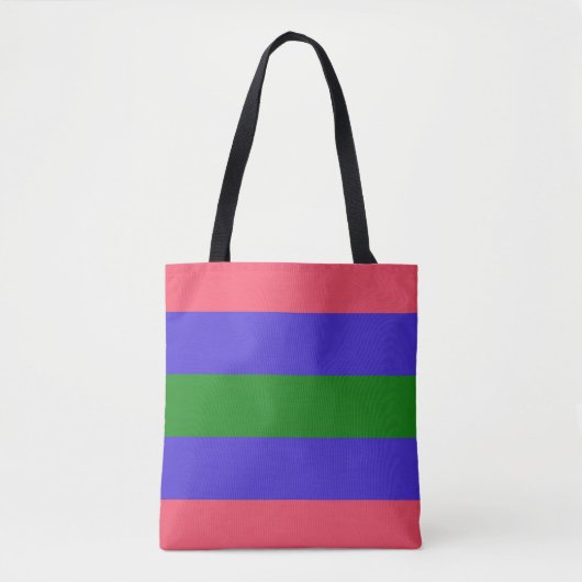 Trigender trots tote bag (Voorkant)