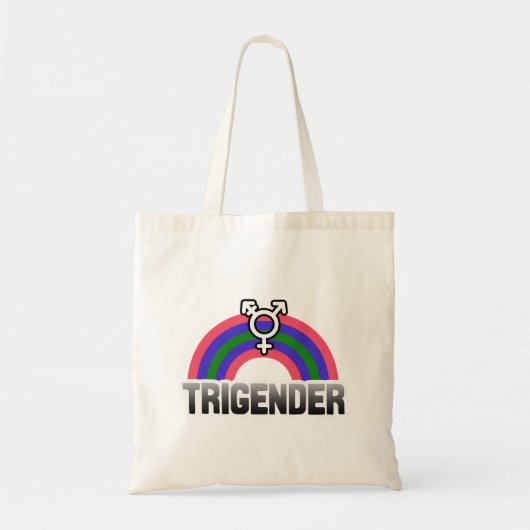 Trigender trots tote bag (Voorkant)