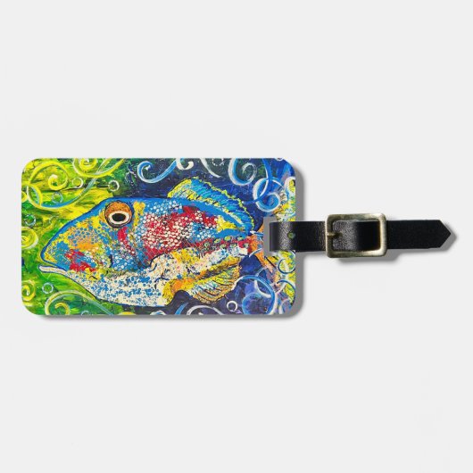 Trigger Fish Bagagelabel (Voorkant horizontaal)