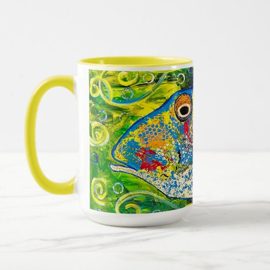 Trigger Fish Mok Geel (Links)