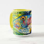 Trigger Fish Mok Geel (Voorkant links)