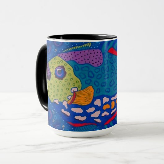 Trigger Fish Mug Mok (Voorkant links)