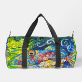 Trigger Fish Print Cut Sew Bag Plunjezak (Achterkant)