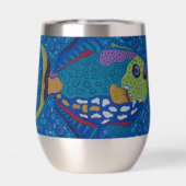 Trigger Fish Wine Tumbler (Achterkant)