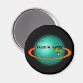 Trigger Happy Magneet (Voorkant / Achterkant)