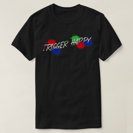 Trigger Happy Paintball T-shirt (Design voorkant)