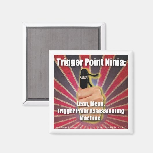 Trigger Point Ninja ® Lean Mean Machine Magneet (Voorkant / Achterkant)