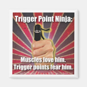 Trigger Point Ninja ® Muscles houdt van hem Magneet