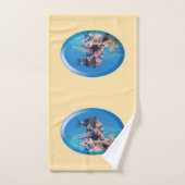 Triggerfish bij koraalrif - Fotografisch ontwerp | Bad Handdoek (Handdoek)
