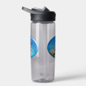 Triggerfish bij koraalrif - Fotografisch ontwerp | Waterfles (Rechts)