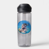 Triggerfish bij koraalrif - Fotografisch ontwerp | Waterfles (Achterkant)